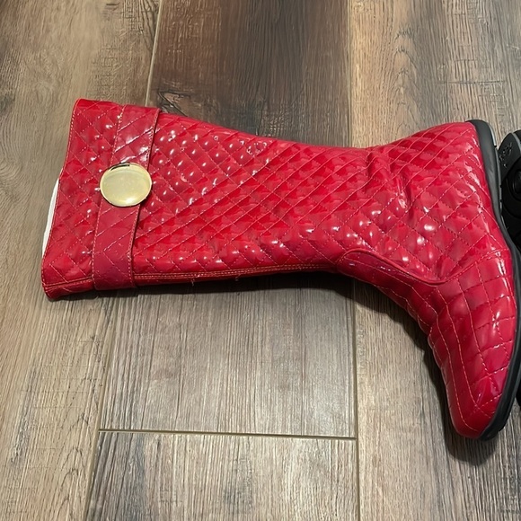 Primigi Red Quilted patent leather boots size 36/5.5 - Picture 9 of 15